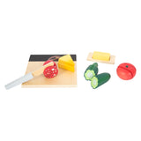Kleiner Fuß Holz Snijen Speelten Lunch Set, 24dlg. - afbeelding 5