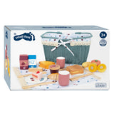 Kleine Fußpicknick -Set mit hölzernen Spielen lecker, 26dlg. - afbeelding 2