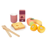 Kleine Fußpicknick -Set mit hölzernen Spielen lecker, 26dlg. - afbeelding 5