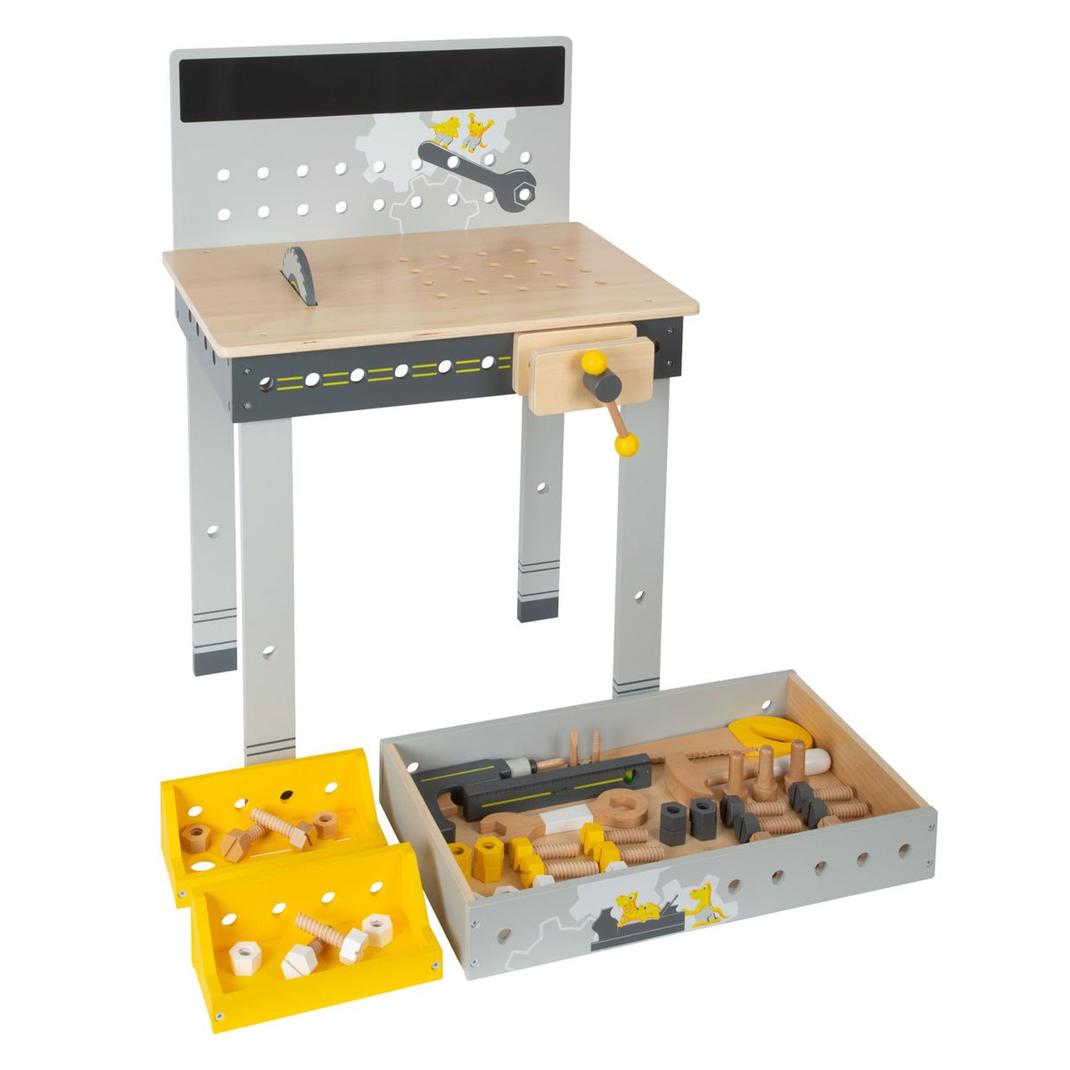 Kleiner Fuß Holz Workbench Miniwob, 52dlg.