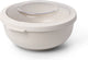 Amuse Life Bowl Lunchbox kompakter Lebensmittelbehälter mit Tritan-Deckel 200 ml grau