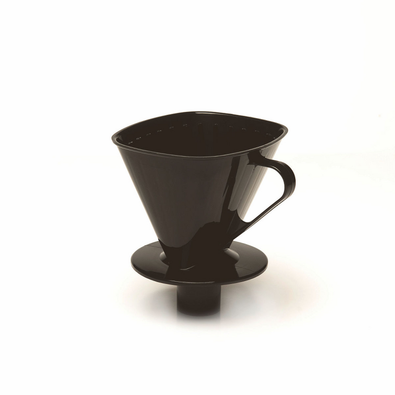 DBP -Kaffeefilterhalter schwarz mit Auslauf