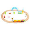 Kleiner Fuß -Holzzug Set City und Countryside, 24dlg.