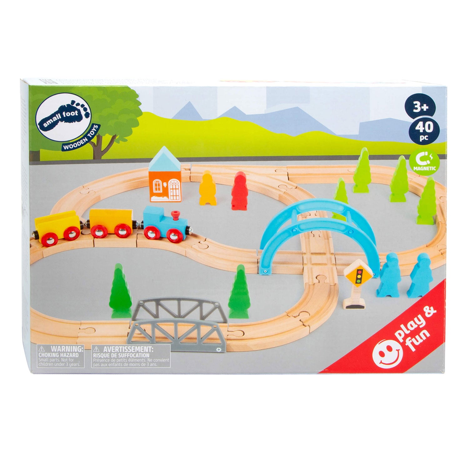 Kleiner Fußhölzern Zugfahrt, 40dlg.