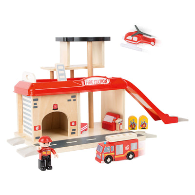 Kleine Fußfeuerwache mit Accessoires, 15dlg.