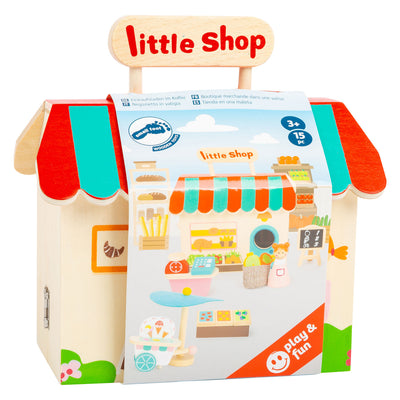 Kleiner Fuß Houten zusammen Speelwinkel Poppenhuis, 15dlg.