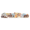 Kleiner Fußholzbrief- und Formpuzzle -Tiere, 26st.