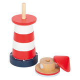 Kleiner Fußstapel -Turm Leuchtturm Pazifik, 8dlg. - afbeelding 5