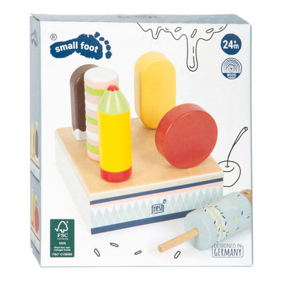 Kleine Fußholzeis frisch mit Standard, 7dlg.