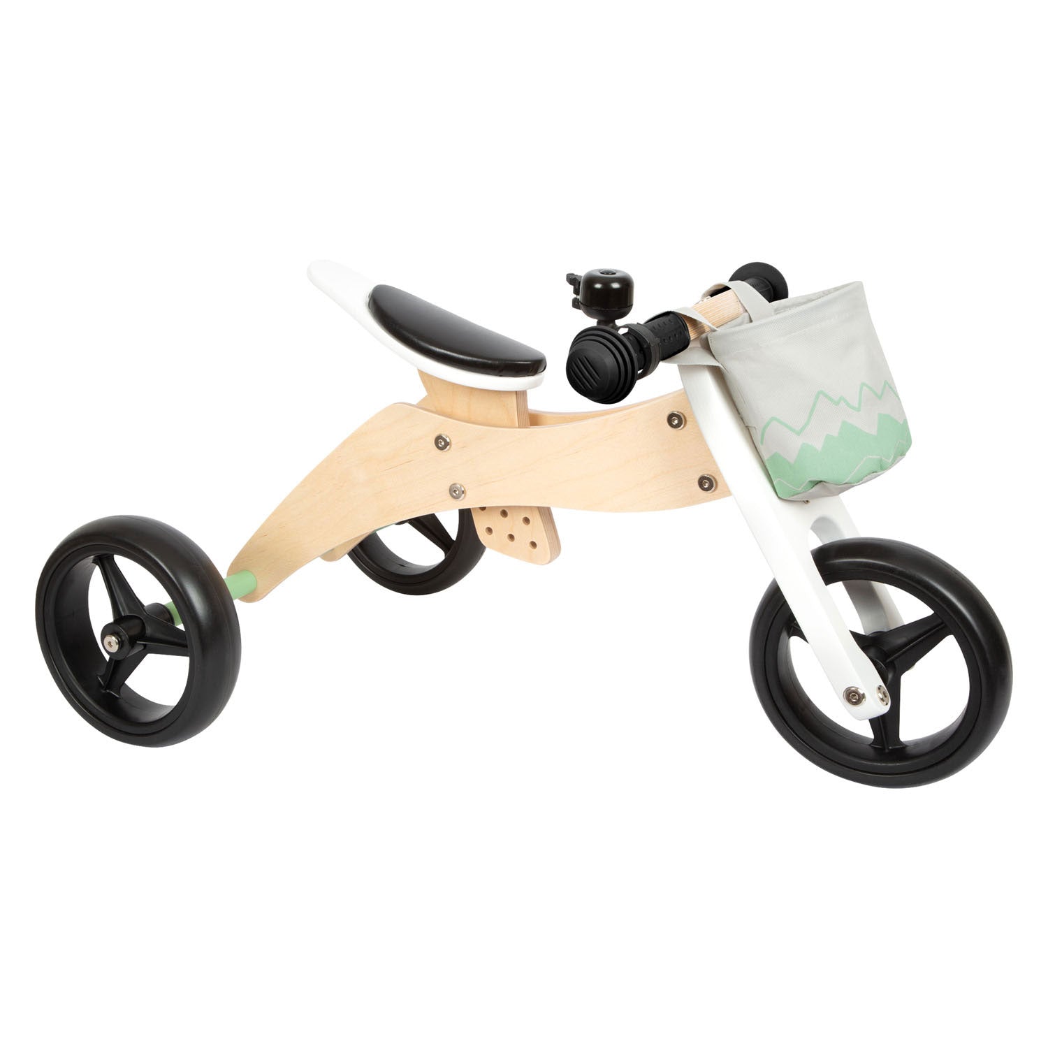 Kleiner Fuß - Holztraining Dreirad Balance Bike 2in1 Saliege Club