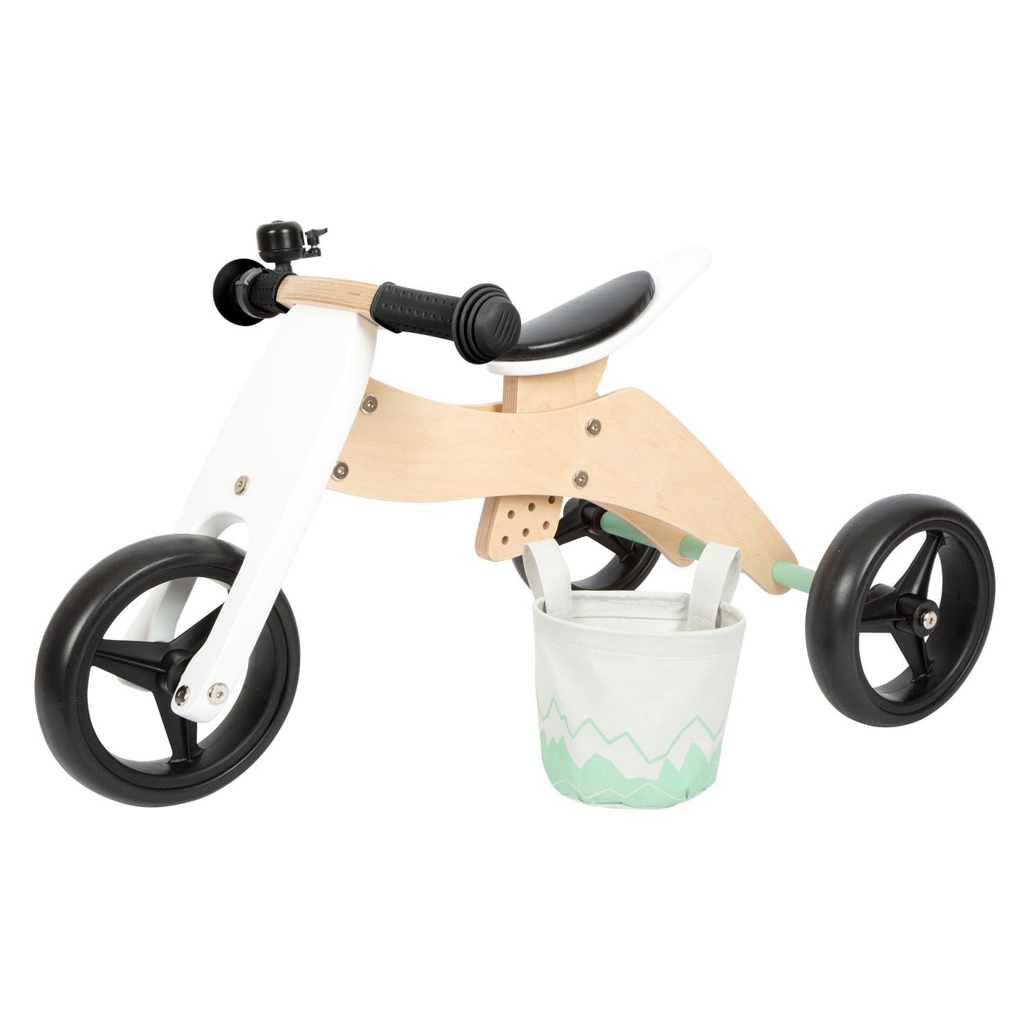 Kleiner Fuß - Holztraining Dreirad Balance Bike 2in1 Saliege Club