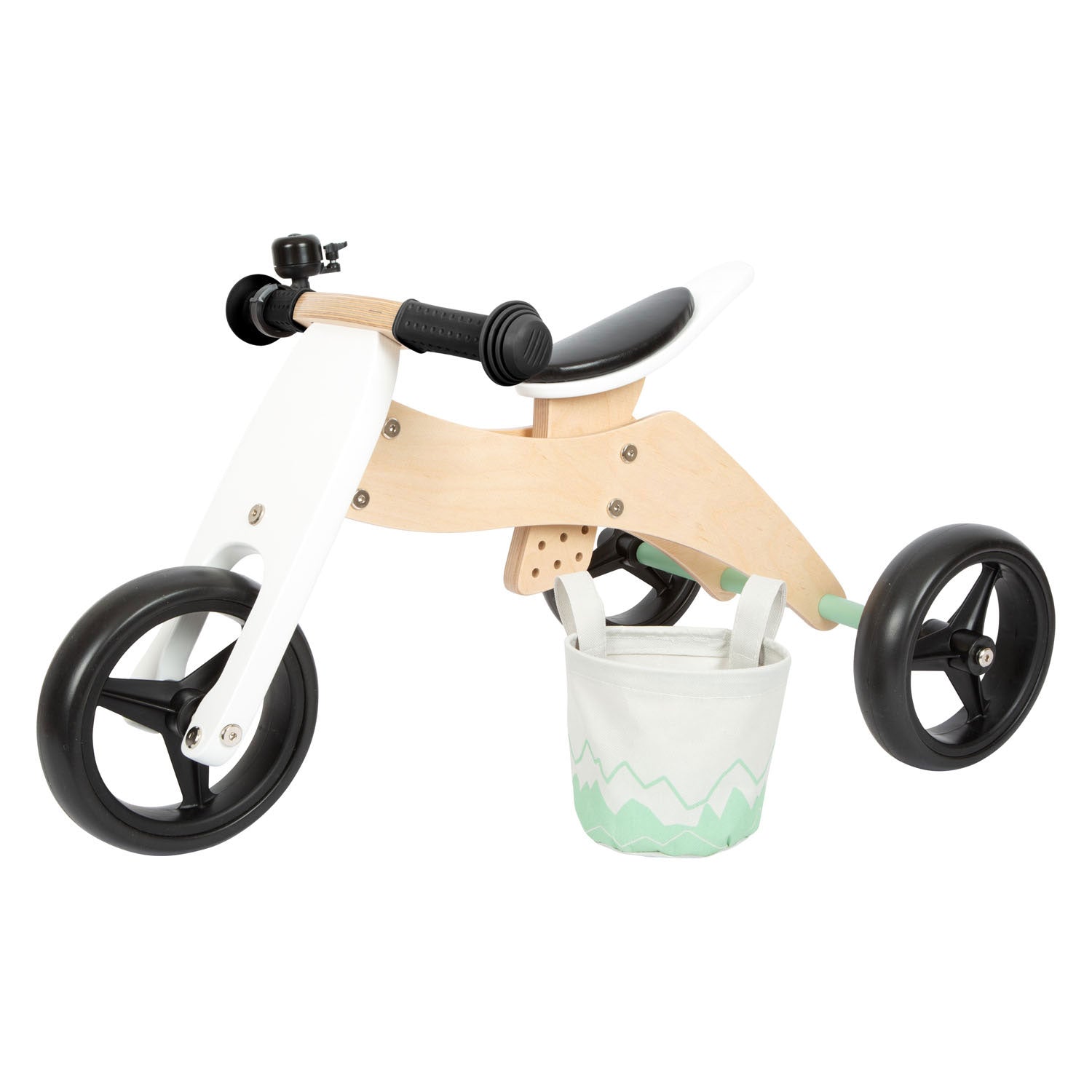 Kleiner Fuß - Holztraining Dreirad Balance Bike 2in1 Saliege Club