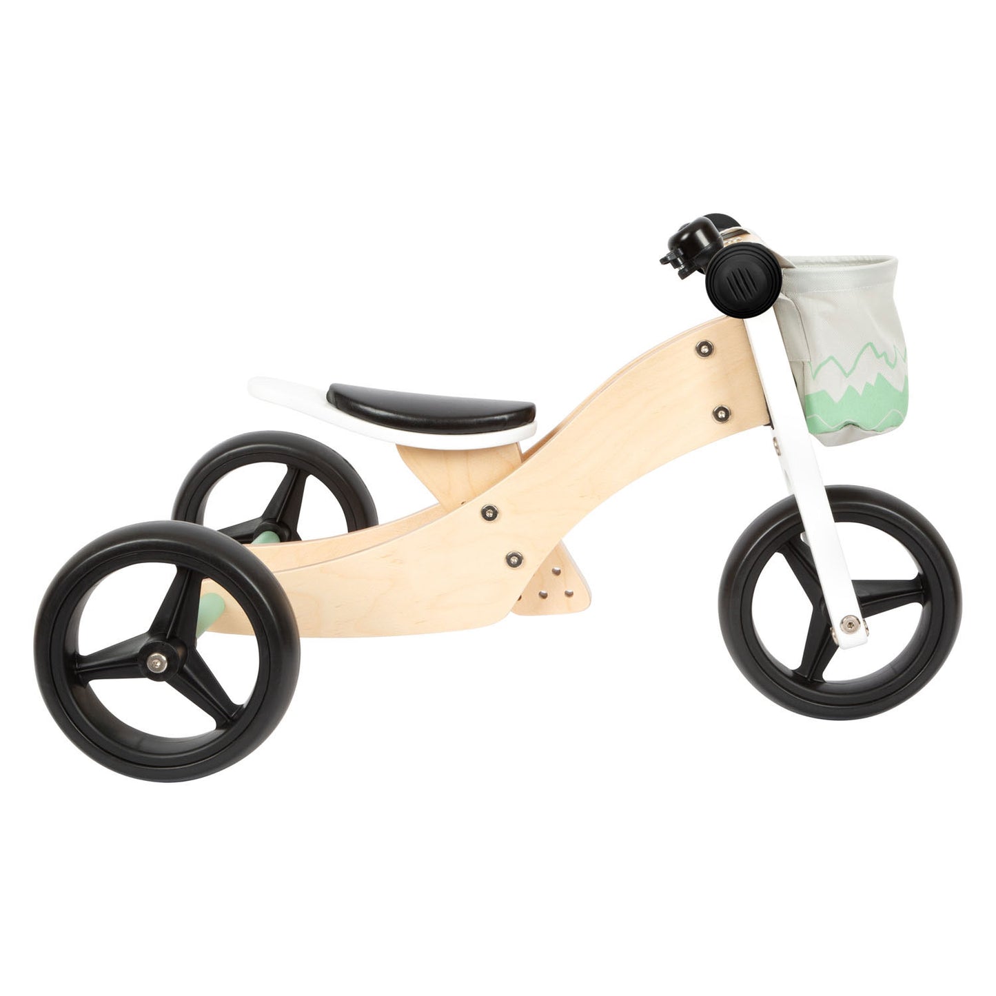 Kleiner Fuß - Holztraining Dreirad Balance Bike 2in1 Saliege Club