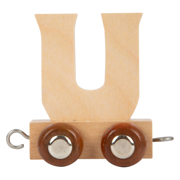 Kleine Fuß Holz Schrift u