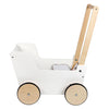 Kleiner Fuß Holz Push Dollwagen kleiner Knopf
