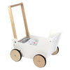 Kleiner Fuß Holz Push Dollwagen kleiner Knopf