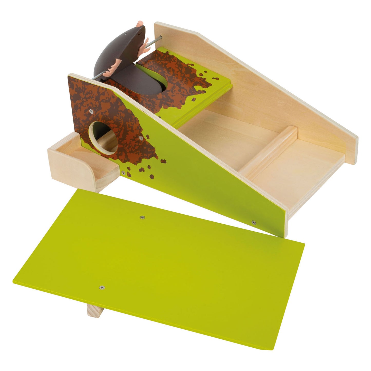 Kleiner Fuß Holz Minigolf Set Maulwurf für Kinder