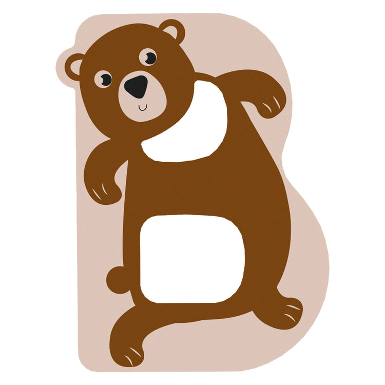 Kleine Fußhölzertiere Kinderbuchstaben B