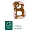 Kleine Fußhölzertiere Kinderbuchstaben B