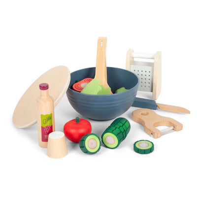 Kleiner Fußspielzeugs -Salat -Set, 11dlg.