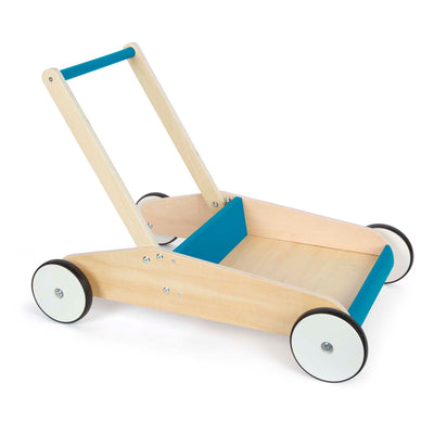 Kleiner Fuß Holz Wanderer Benzinblau