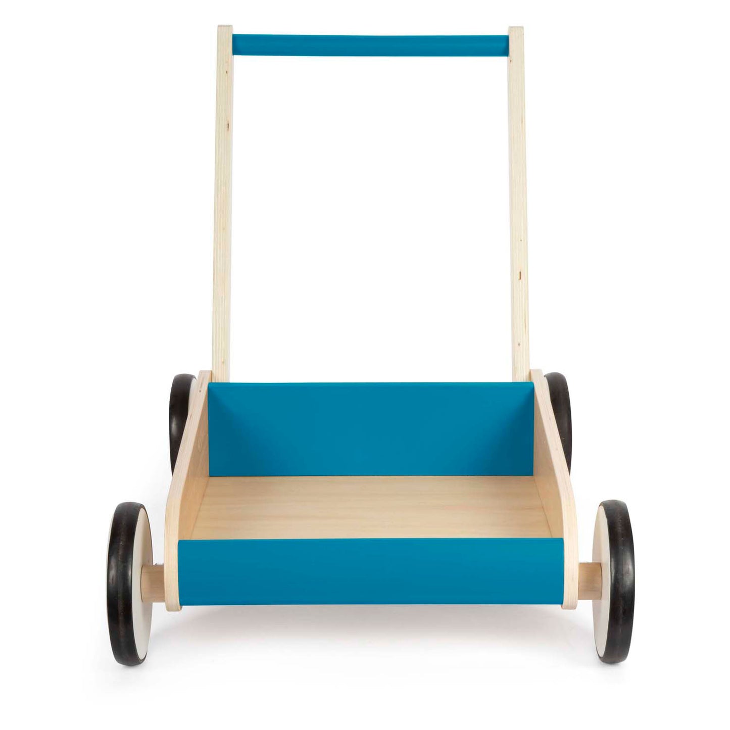 Kleiner Fuß Holz Wanderer Benzinblau