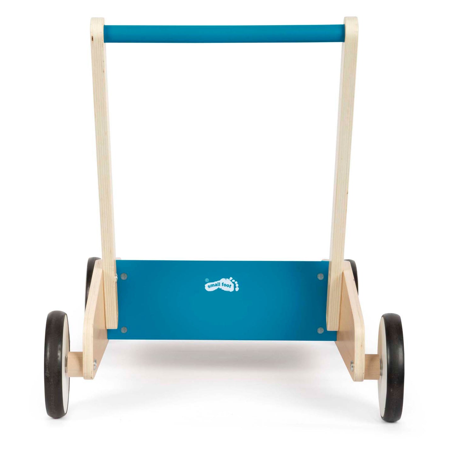 Kleiner Fuß Holz Wanderer Benzinblau