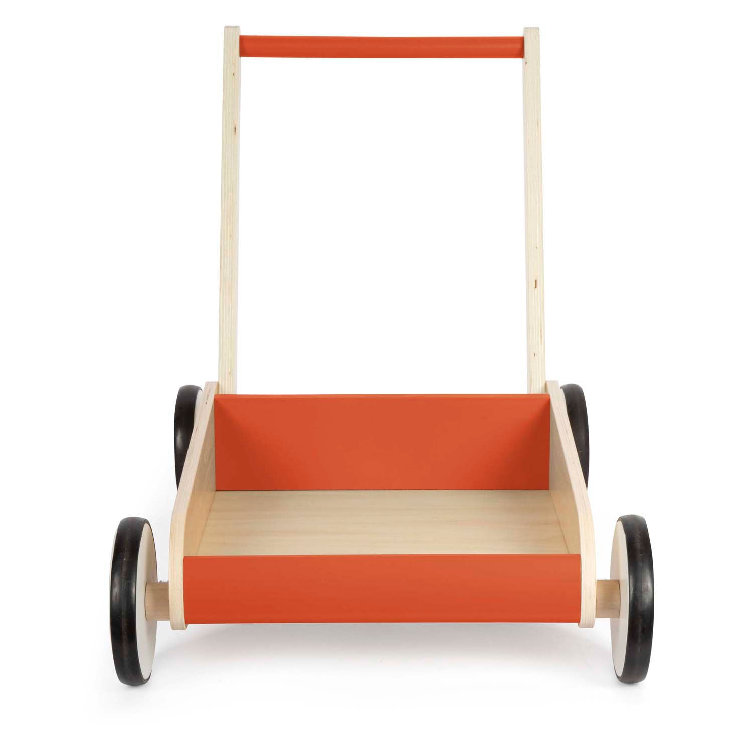 Kleiner Fuß Holz Walker Kupferrot