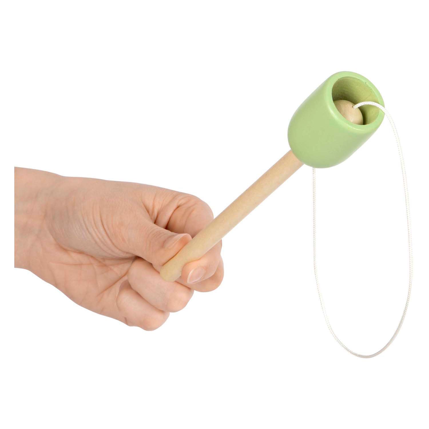 Kleiner Fuß Holz fangen Sie den Ball -Set 4 4