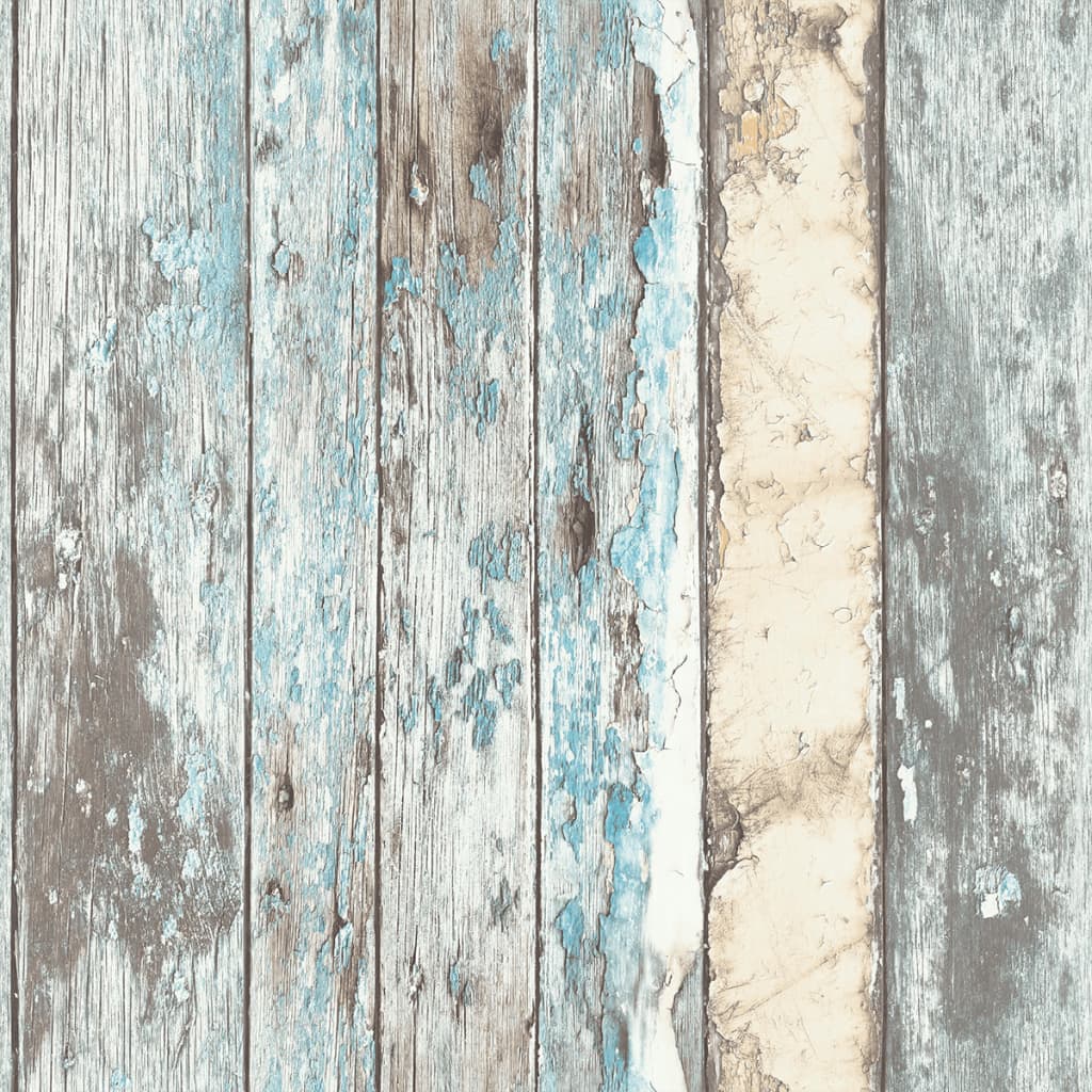 Niederländische Wandverkleidung Niederländische Wandverkauftapete Steigerhout Blue PE10012