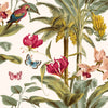 Niederländische Wandverkleidung niederländische Wandverkauftapeten tropische Palmengrün und Rosa