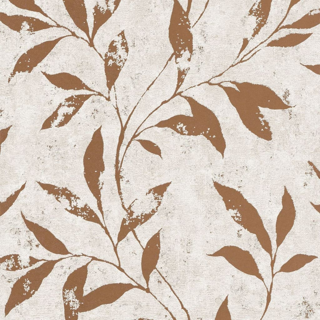 Niederländische Wandverkleidung Niederländische Wandverkauftapeten Blatt beige und braun