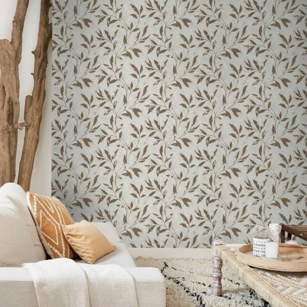 Niederländische Wandverkleidung Niederländische Wandverkauftapeten Blatt beige und braun