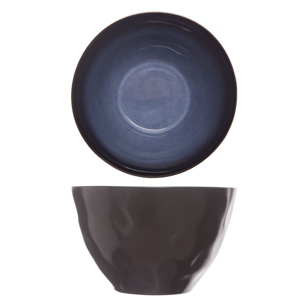 Gemütliche trendige, gemütliche trendige Kom Sapphire 6 St. Oval Ø15.5x9.5 cm Sapphire Blau