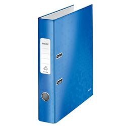 Ordner Leitz 10060036 Karton 80 g m2 A4 Breite 5 cm rosa blau Rückenetikett