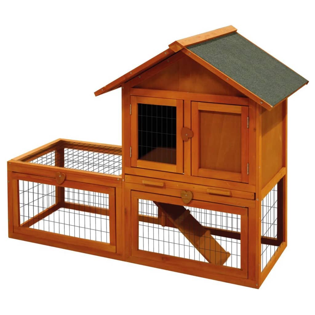 Flamingo Flamingo Rabbit Hutch Salsa 135x65x100 cm Braun