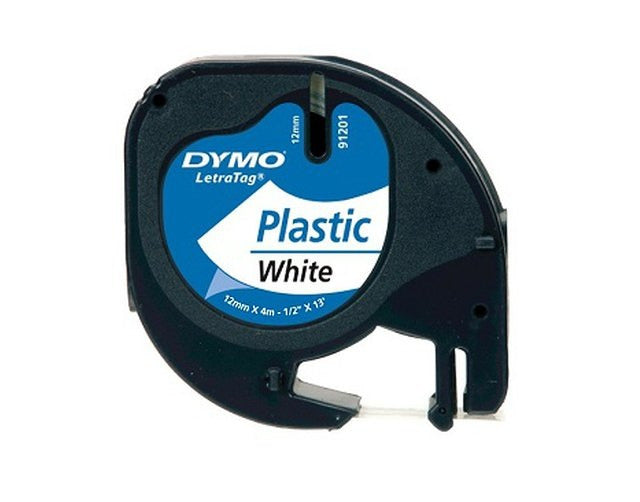 Dymo Knickband weiß-schwarz 91201