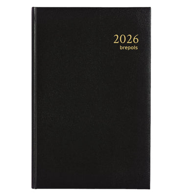 Brepols Agenda Saturnwoche 2026 Lima schwarz