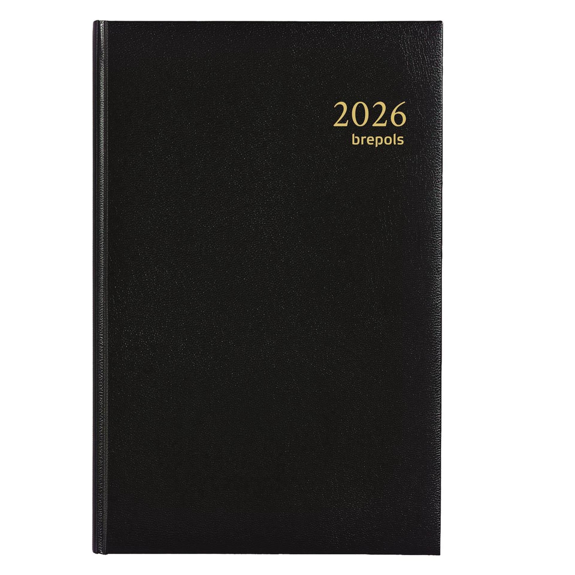 Brepols Agenda Saturnwoche 2026 Lima schwarz