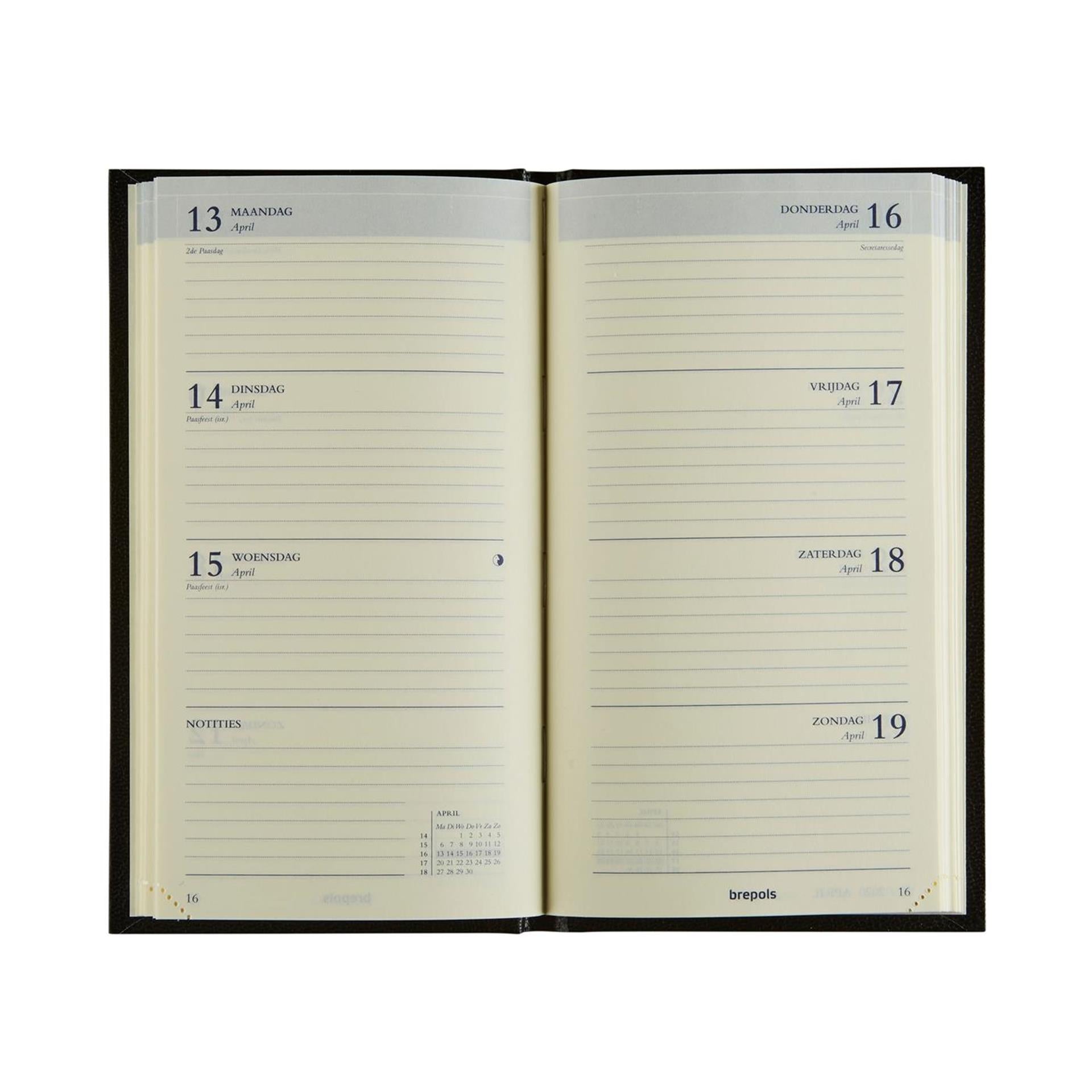 Brepols Taschenkalender Interplan Week nl 2026 Lima
