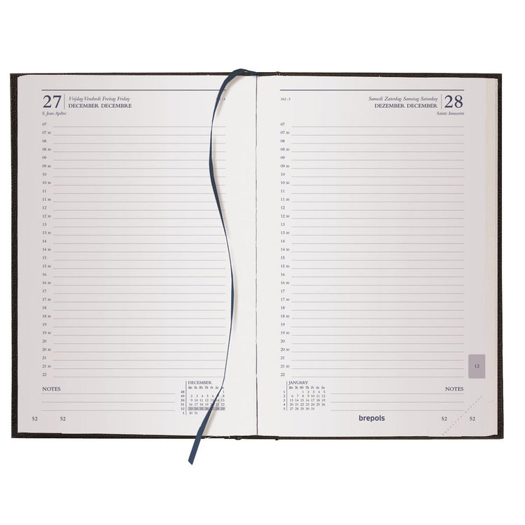 Brepols Agenda Saturn 1 Tag 2026 Limablau