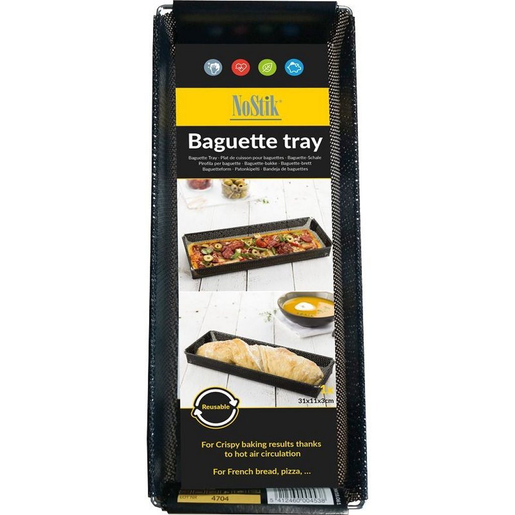 Nostik Nostik Baguette Tablett 31x11x3 cm schwarz
