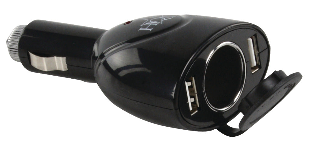 HQ HQ P. sup. USB202 Doppel USB -Auto -Ladegerät mit 12 V -Verbindung