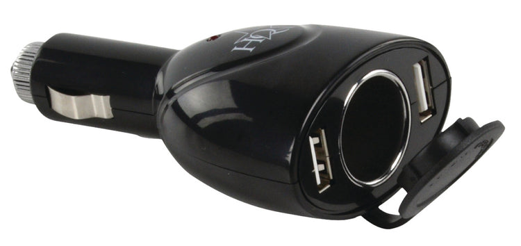 HQ HQ P. sup. USB202 Doppel USB -Auto -Ladegerät mit 12 V -Verbindung
