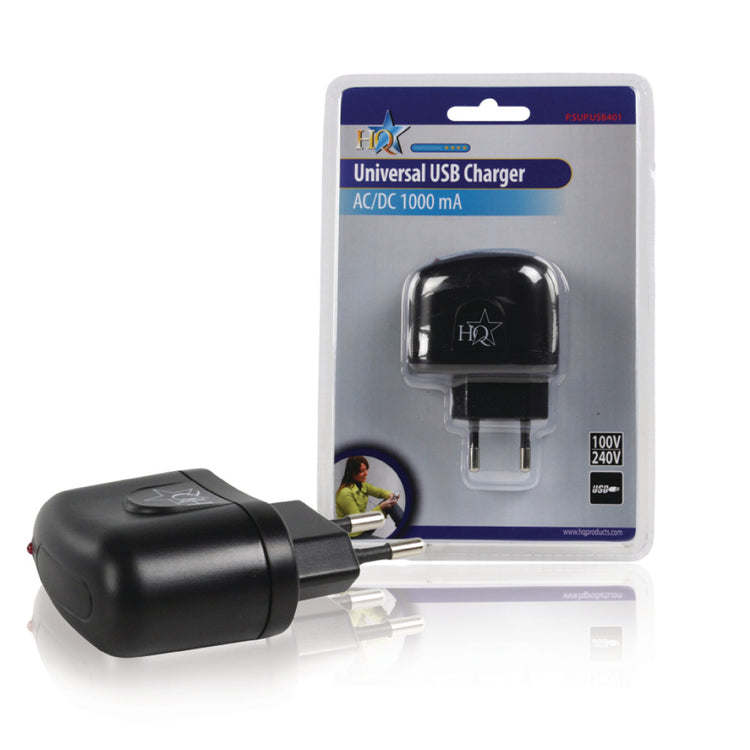HQ HQ P. sup. USB401 Universal USB Charger 5 V 1000 Ma
