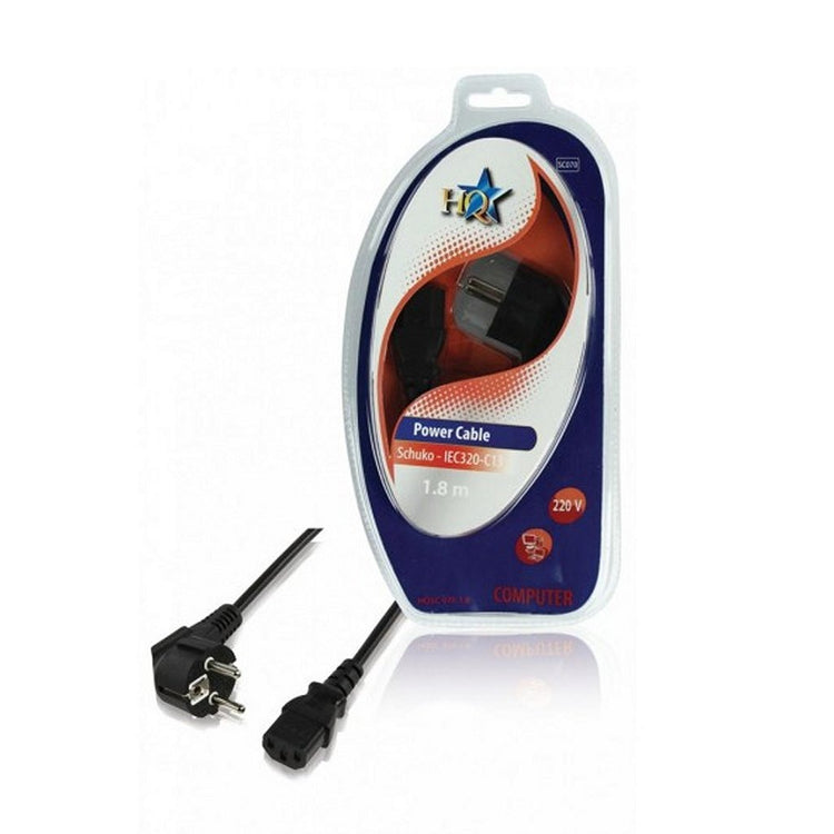 HQ HQ SC070 Nahrungskabel Shuko IEC320-C13 1,80 m Schwarz