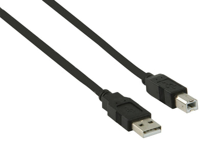 Valuelin Valueline VLCP60100B10 USB 2.0 USB Ein männliches USB -B -B -Kabel 1,00 m Schwarz