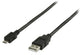 Valuelin Valueline VLCP60500B10 USB 2.0 USB Ein männliches USB -Mikro B Männliches Kabel 1,00 m Schwarz