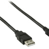 Valuelin Valueline VLCP60500B10 USB 2.0 USB Ein männliches USB -Mikro B Männliches Kabel 1,00 m Schwarz
