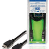 Valueline Valueline VLVB34000B10 Hochgeschwindigkeits -HDMI -Kabel mit Ethernet -HDMI -Stecker HDMI -Anschluss 1,00 m Schwarz